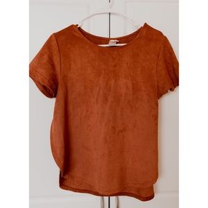 Burnt orange topaz shirt